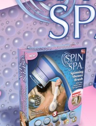 Spin Spa Spinning Shower Brush 8